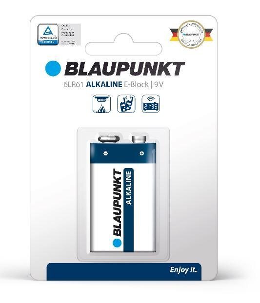 Blaupunkt 6LR61 Alkaline 9V kaina ir informacija | Priedai fotoaparatams | pigu.lt