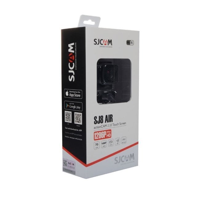 SJCam SJ8 Air, juoda цена и информация | Veiksmo ir laisvalaikio kameros | pigu.lt
