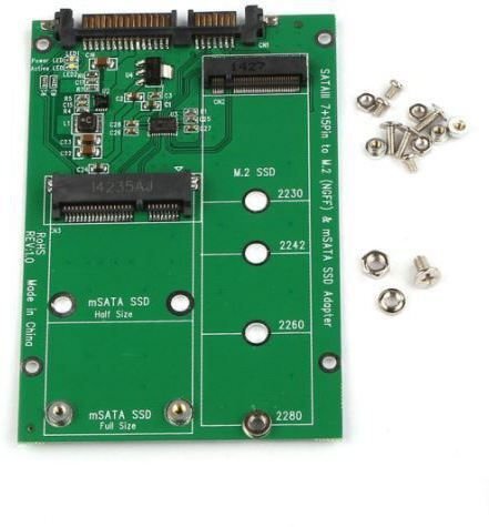 MicroStorage NGFF MSNX1100 kaina ir informacija | Komponentų priedai | pigu.lt