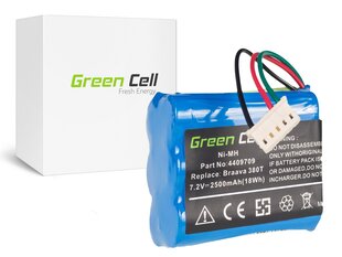 Green Cell Battery for iRobot Braava / Mint 380 380T 5200 5200B 5200C Plus 7.2V 2.5Ah цена и информация | Аккумуляторы для пылесосов	 | pigu.lt