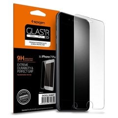 Szkło Hartowane Spigen Glas.Tr Slim Iphone 7/8 Plus цена и информация | Защитные пленки для телефонов | pigu.lt