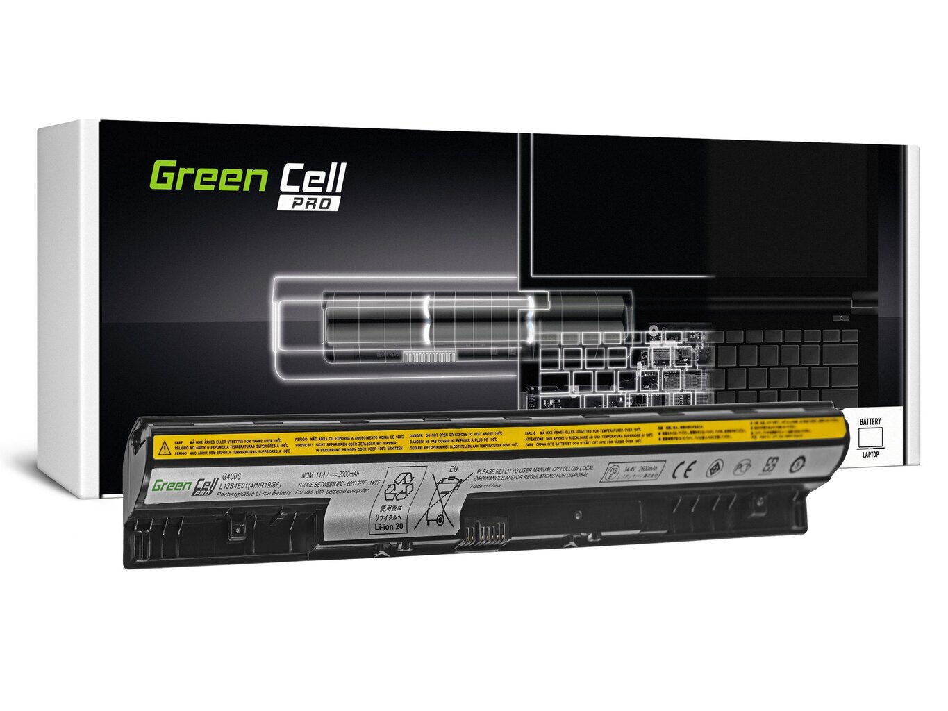 Аккумулятор для ноутбука Green Cell Pro Laptop Battery for Lenovo G50 G50-30  G50-45 G50-70 G50-80 G500s G505s цена | pigu.lt