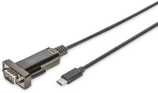 Adapter USB Digitus USB - D-SUB 25 Czarny (DA-70166) kaina ir informacija | Adapteriai, USB šakotuvai | pigu.lt