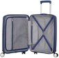 Mažas lagaminas American Tourister Soundbox S, mėlynas kaina ir informacija | Lagaminai, kelioniniai krepšiai | pigu.lt