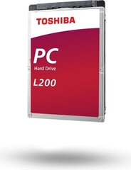 Toshiba L200 1TB SATA3 HDWL110EZSTA kaina ir informacija | Vidiniai kietieji diskai (HDD, SSD, Hybrid) | pigu.lt