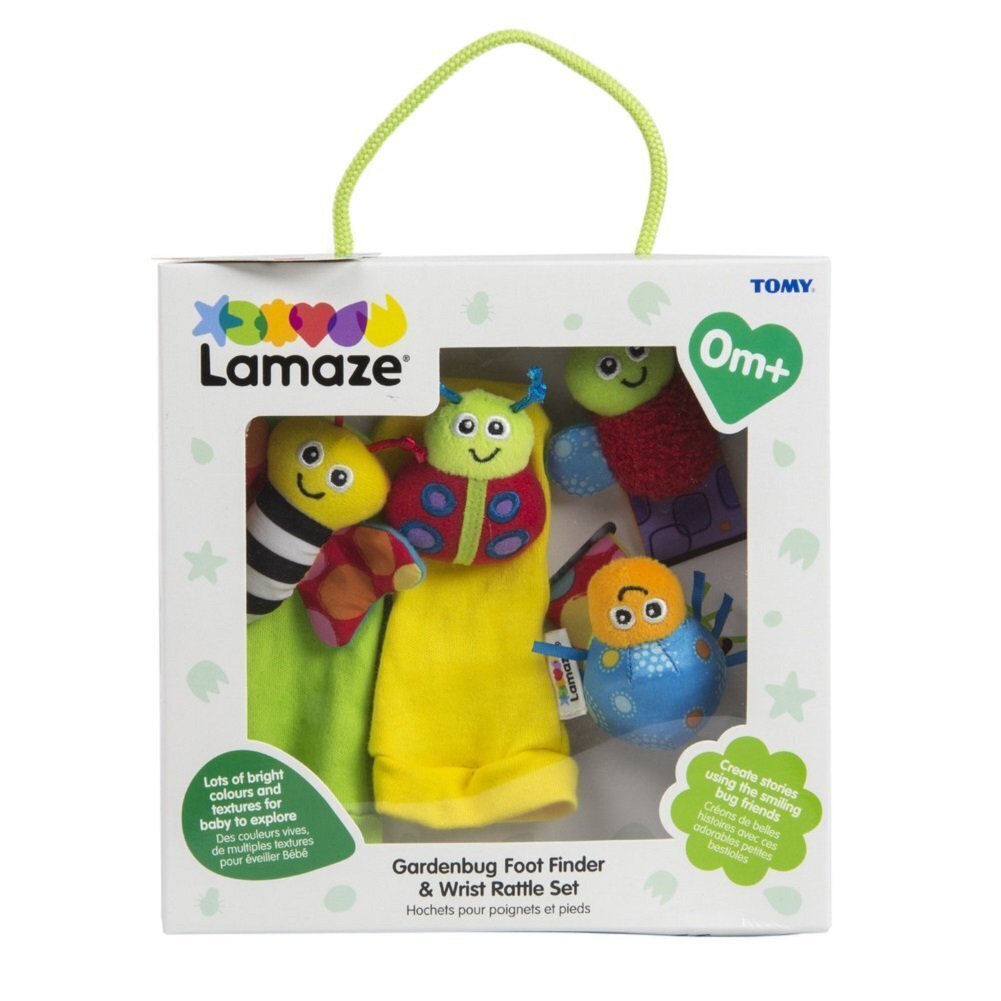 Barškutis ant riešo ir kojinytės Tomy Lamaze, 318 kaina ir informacija | Žaislai kūdikiams | pigu.lt