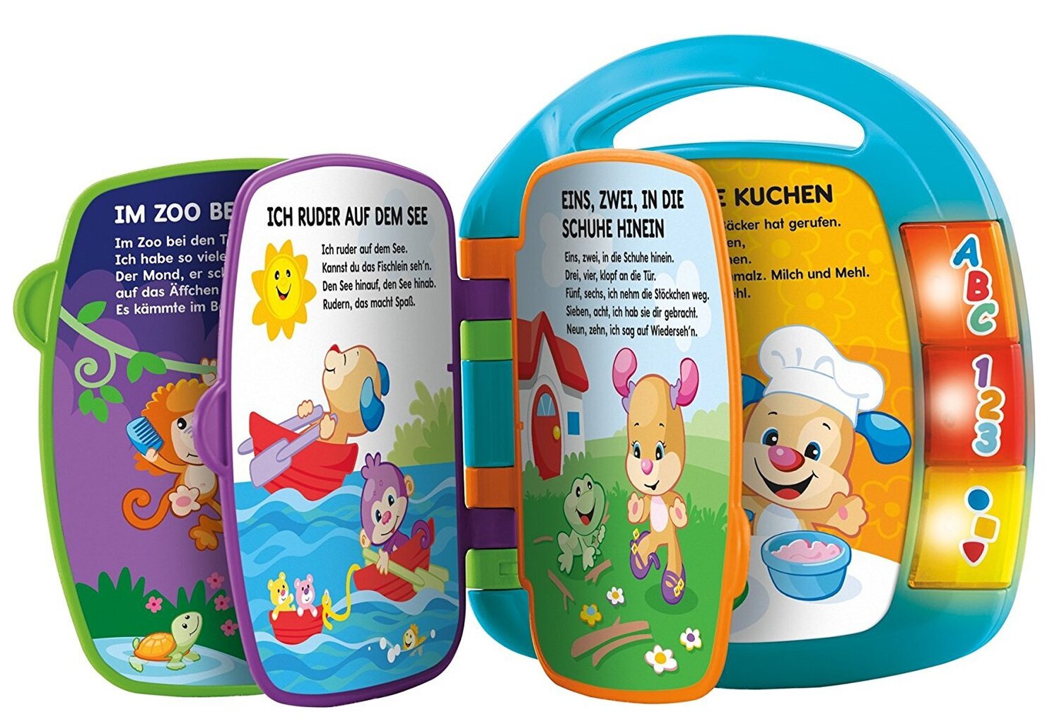 Mano pirmoji muzikinė knyga Fisher Price CDH40 kaina ir informacija | Lavinamieji žaislai | pigu.lt