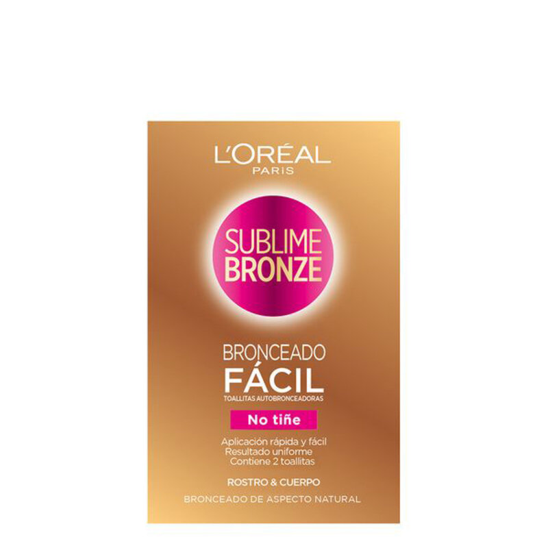 Savaiminio įdegio servetėlės L'Oreal Paris Sublime Bronze, 1 vnt kaina ir informacija | Savaiminio įdegio kremai | pigu.lt