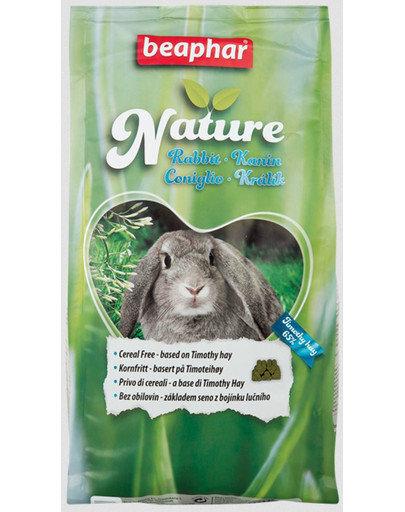 Beaphar Nature triušiams, 1,25 kg kaina ir informacija | Graužikų ir triušių maistas | pigu.lt