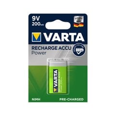 Baterija Varta, 9V, 200mAh kaina ir informacija | Elementai | pigu.lt