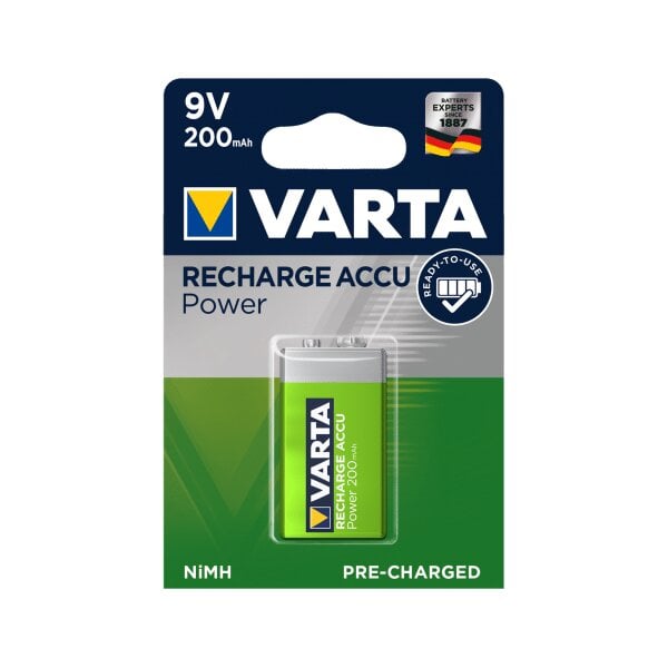 Baterija Varta, 9V, 200mAh kaina ir informacija | Elementai | pigu.lt