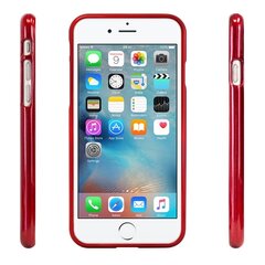 Mercury Jelly Case iPhone X czerwony|red wycięcie|hole цена и информация | Чехлы для телефонов | pigu.lt