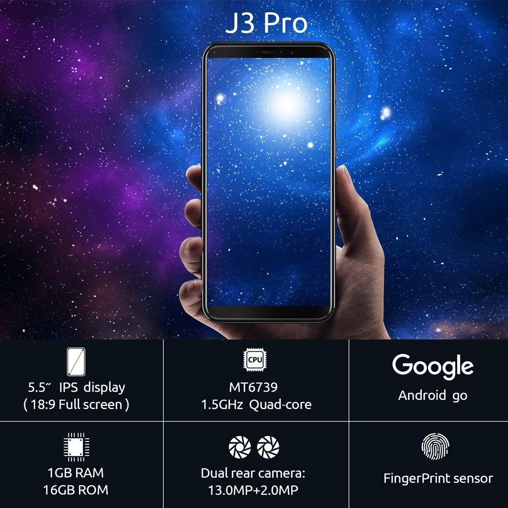 Cubot J3 Pro, Pilka kaina ir informacija | Mobilieji telefonai | pigu.lt