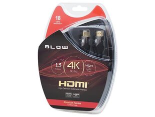 Blow, HDMI, 1.5 м цена и информация | Кабели и провода | pigu.lt