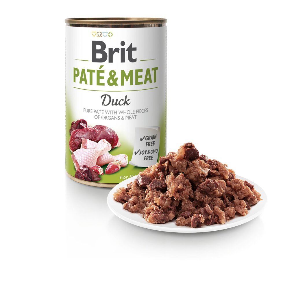 BRIT CARE konservai Pate&meat su antiena, 400 g цена и информация | Konservai šunims | pigu.lt