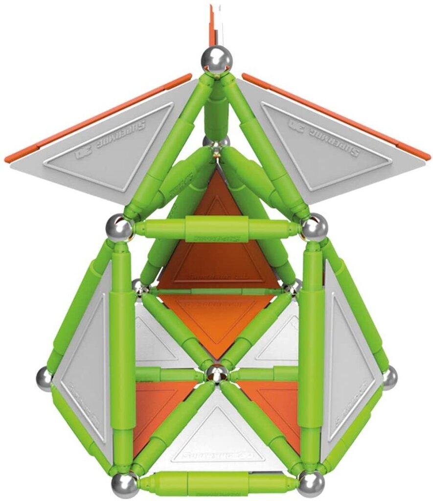 Magnetinis konstruktorius Supermag Primary Trendy, 0157, 116 d. kaina ir informacija | Konstruktoriai ir kaladėlės | pigu.lt
