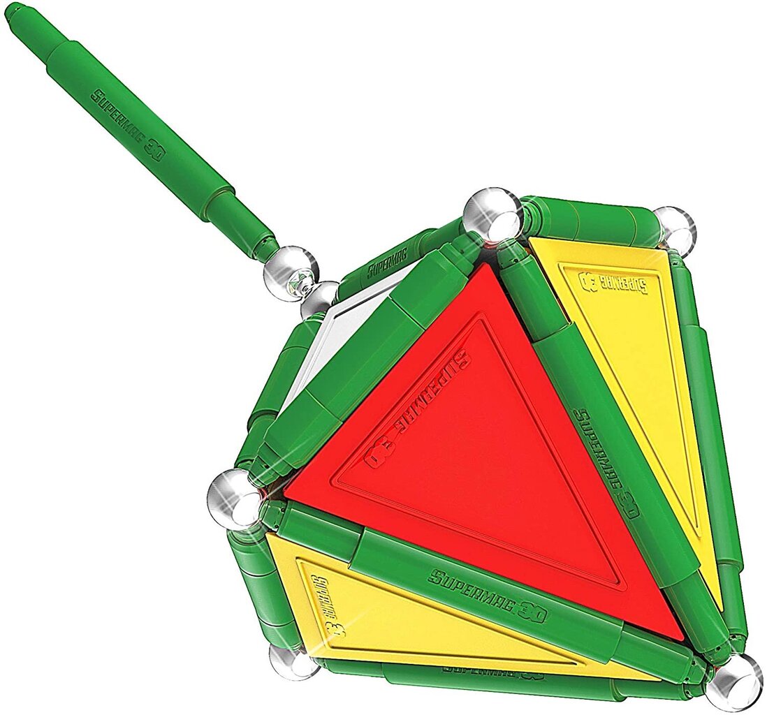 Magnetinis konstruktorius Supermag Primary, 0153, 116 d. цена и информация | Konstruktoriai ir kaladėlės | pigu.lt