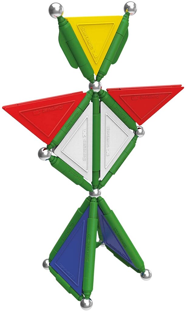 Magnetinis konstruktorius Supermag Primary, 0153, 116 d. цена и информация | Konstruktoriai ir kaladėlės | pigu.lt