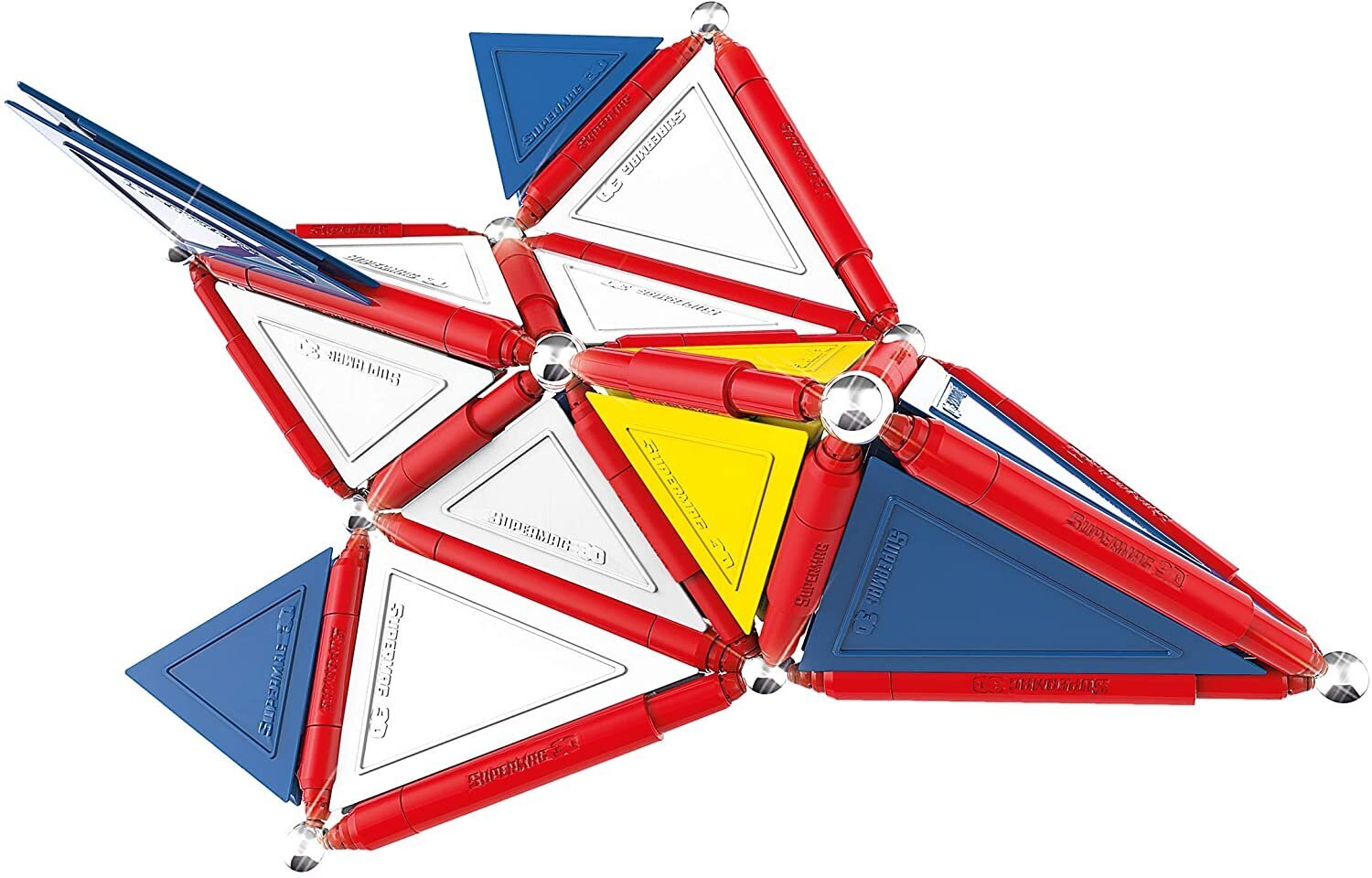 Magnetinis konstruktorius Supermag Primary, 0153, 116 d. цена и информация | Konstruktoriai ir kaladėlės | pigu.lt