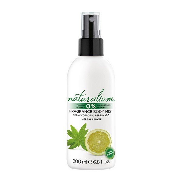 Kūno dulksna Herbal Lemon Naturalium moterims, 200 ml kaina ir informacija | Parfumuota kosmetika moterims | pigu.lt
