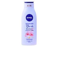 Лосьон с маслом жожоба и маслом цветов вишни Nivea, 400 мл цена и информация | Кремы, лосьоны для тела | pigu.lt