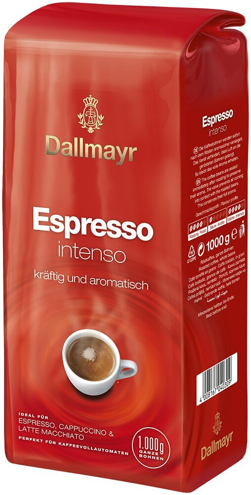 Kavos pupelės Dallmayr Espresso Intenso, 1 kg цена и информация | Kava, kakava | pigu.lt
