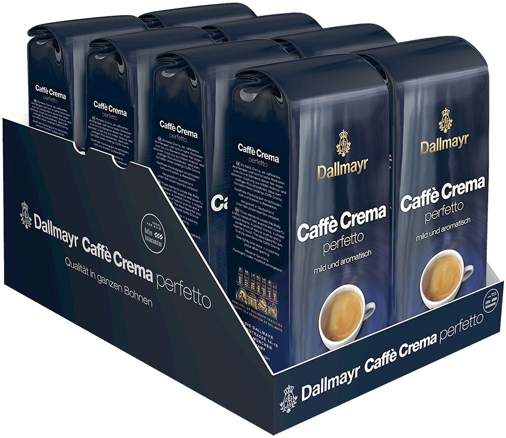 Kavos pupelės Dallmayr Caffe Crema Perfetto, 1 kg цена и информация | Kava, kakava | pigu.lt