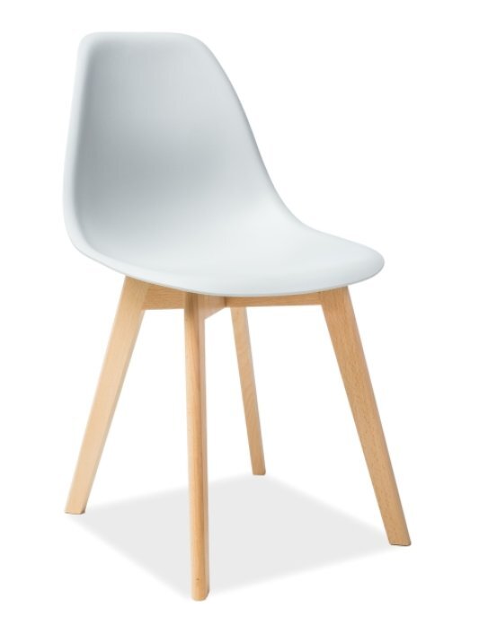 4-ių kėdžių komplektas Signal Meble Moris, pilkas kaina ir informacija | Virtuvės ir valgomojo kėdės | pigu.lt