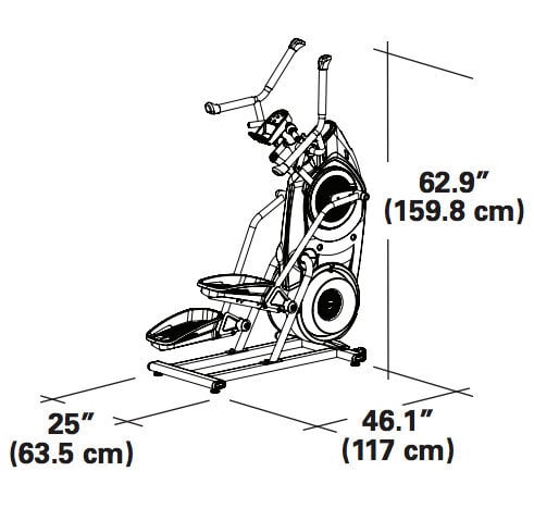 Elipsinis treniruoklis Bowflex Max M3 цена и информация | Elipsiniai treniruokliai | pigu.lt