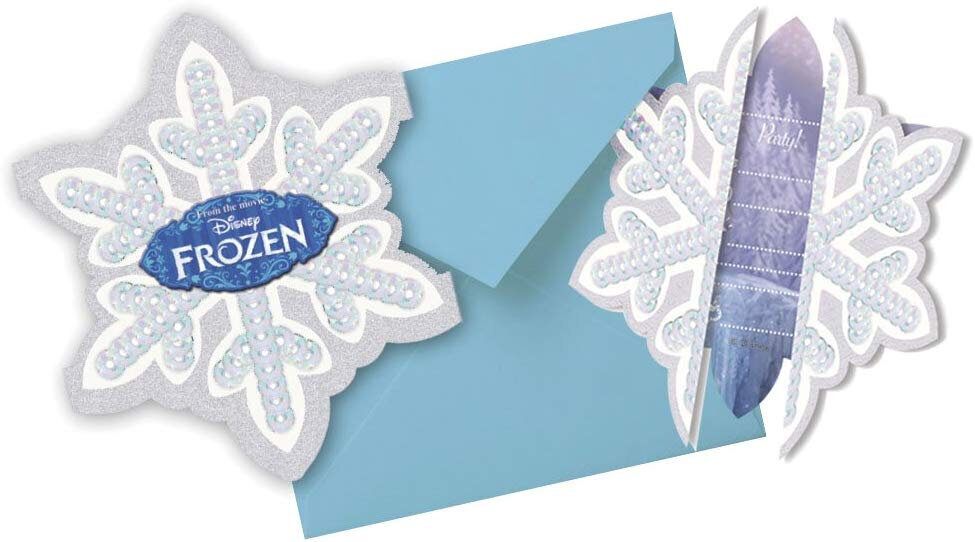 Procos Frozen kvietimai ir vokai kaina ir informacija | Dekoracijos šventėms | pigu.lt