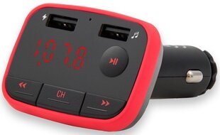 Savio TR-10, raudonas Bluetooth FM moduliatorius kaina ir informacija | savio Autoprekės | pigu.lt