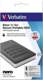 Verbatim 53401 цена и информация | Išoriniai kietieji diskai (SSD, HDD) | pigu.lt
