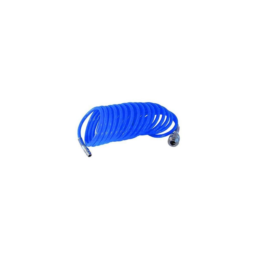 Oro spiralinė žarna Pansam, 15 m, 8 mm, 1/4, 12 bar (neužspaudžiama) kaina ir informacija | Kompresoriai | pigu.lt