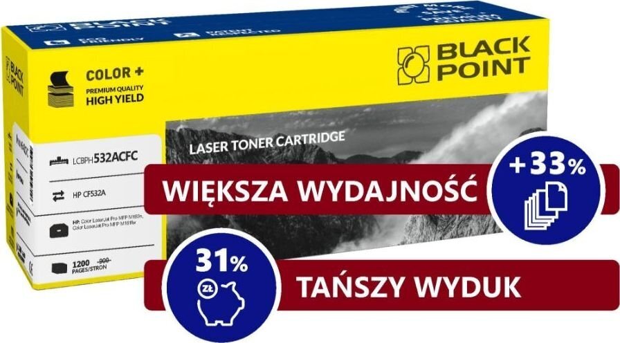 Black Point BLHCF532AY kaina ir informacija | Kasetės lazeriniams spausdintuvams | pigu.lt