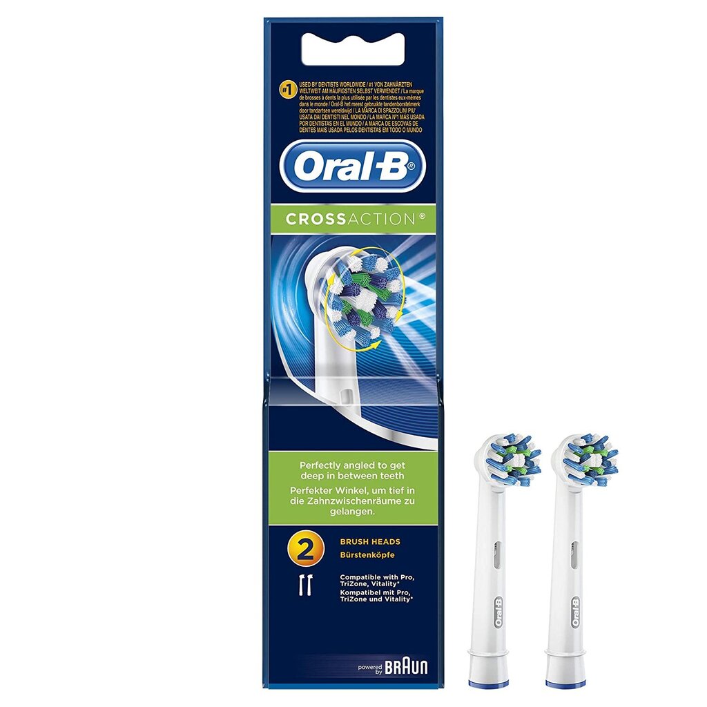 Oral-B EB 50 kaina ir informacija | Elektrinių dantų šepetėlių antgaliai | pigu.lt