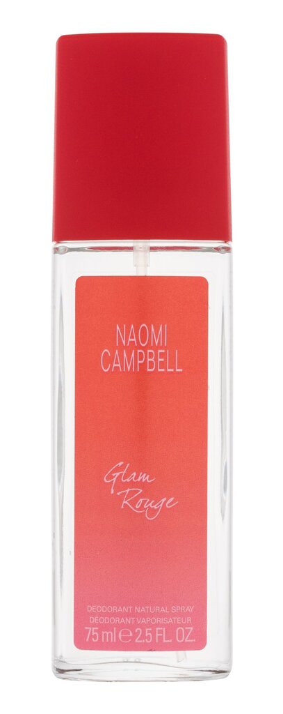 Parfumuotas dezodorantas moterims Naomi Campbell Glam Rouge, 75 ml kaina ir informacija | Parfumuota kosmetika moterims | pigu.lt