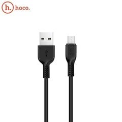 Кабель USB -> Micro USB Hoco X20 3.0 м, провод для зарядки и передачи данных USB 2.0 - микро USB, черный цена и информация | Кабели для телефонов | pigu.lt