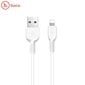 Kabelis USB A - Lightning Hoco X20, 3.0m, Laadimisjuhe USB 2.0 - Lightning for Apple iPhone laidas, baltas kaina ir informacija | Laidai telefonams | pigu.lt