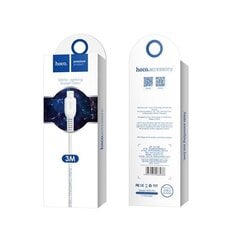 Kabelis USB A - Lightning Hoco X20, 3.0m, Laadimisjuhe USB 2.0 - Lightning for Apple iPhone laidas, baltas kaina ir informacija | Hoco Mobilieji telefonai ir jų priedai | pigu.lt