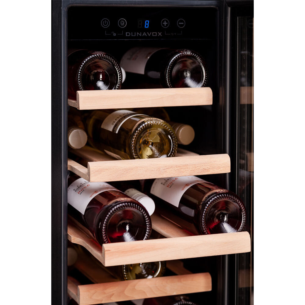 Dunavox DAUF-19.58B kaina ir informacija | Vyno šaldytuvai | pigu.lt
