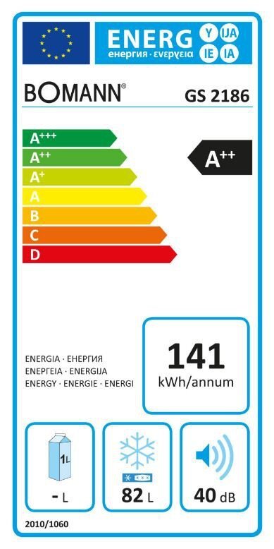 Bomann GS2186.1 цена и информация | Šaldikliai, šaldymo dėžės | pigu.lt