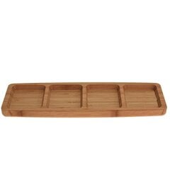 Круглый деревянный поднос для дивана, Electronics LV-204, 1 шт цена и информация | Посуда, тарелки, обеденные сервизы | pigu.lt
