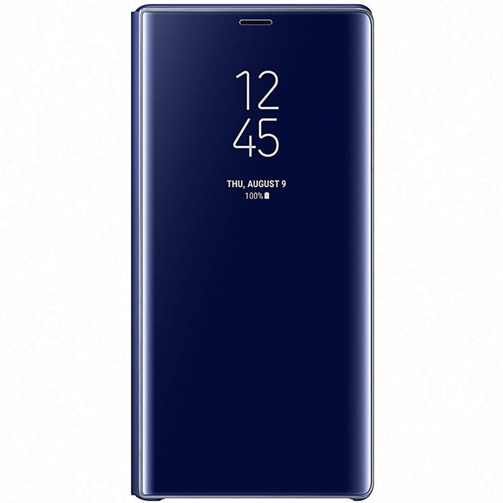 Samsung Galaxy Note 9 Clear View Standing Case Blue kaina ir informacija | Telefono dėklai | pigu.lt