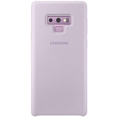 "Samsung" silikoninis dangtelis Note 9 EF-PN960TV levandų spalvos kaina ir informacija | Telefono dėklai | pigu.lt