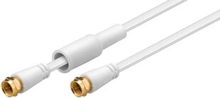 Плоский коаксиальный кабель, защищен от различных погодных условий, длиной 2,5 м цена и информация | Кабели и провода | pigu.lt