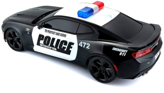 Radijo bangomis valdomas policijos automobilis Chevrolet Camaro Maisto kaina ir informacija | Žaislai berniukams | pigu.lt