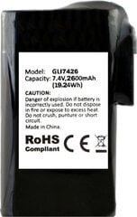 Atsarginė baterija šildantiems marškinėliams ir kelnėms Glovii GLI7426 kaina ir informacija | Elementai | pigu.lt