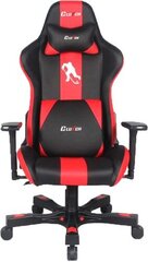 Игровое кресло ClutchChairZ Crank Series Charlie Hockey, черное/красное цена и информация | Офисные кресла | pigu.lt