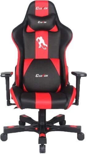 Žaidimų kėdė ClutchChairZ Crank Series Charlie Hockey, juoda/raudona kaina ir informacija | Biuro kėdės | pigu.lt