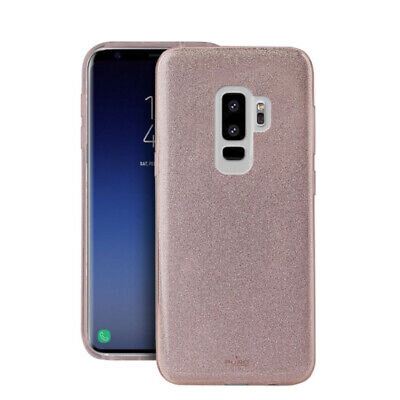 Puro Glitter Shine Samsung Galaxy S9+ (Rose Gold) (Gold) kaina ir informacija | Telefono dėklai | pigu.lt